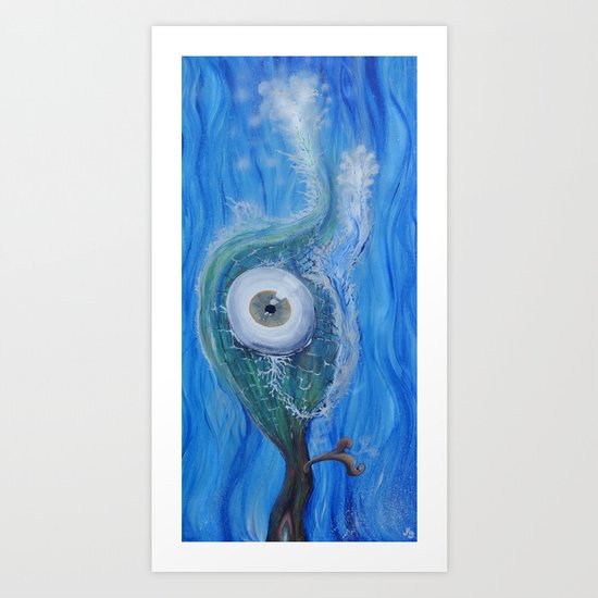 Raindrops keep falling on my head Art Print