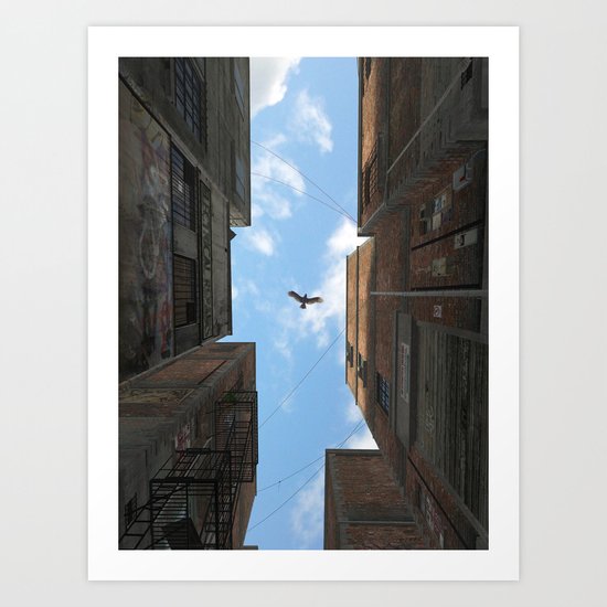 Afternoon Alley Art Print