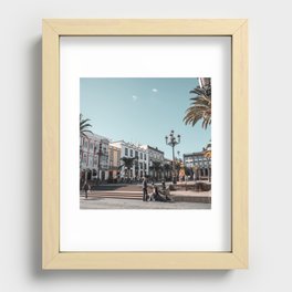 Spain Photography - Downtown In A City In Gran Canaria Recessed Framed Print
