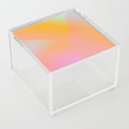 Gradient in Mint Pink and Orange Acrylic Box