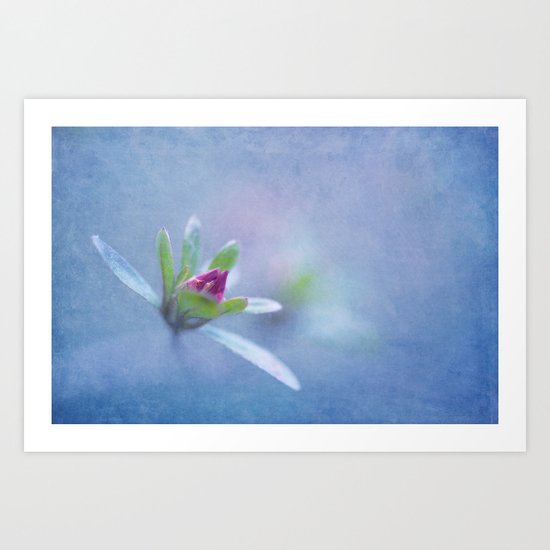 blue Art Print