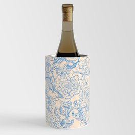 Blue Birds and Branches Wine Chiller