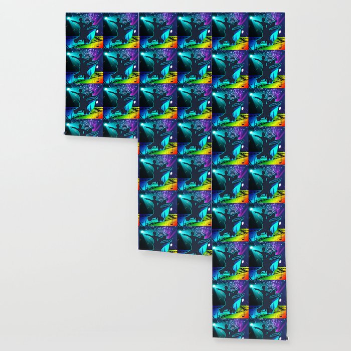 Dancing Couple Ballroom Waltz Stage Lights Music Symbols Wallpaper By Rodeodays Society6
