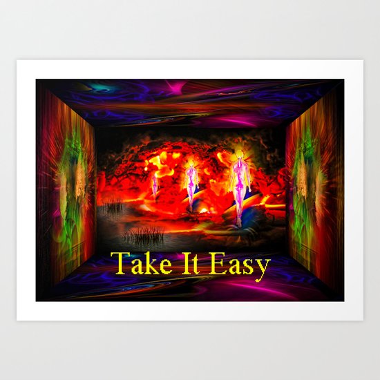 Heavenly apparition - Take It Easy Art Print