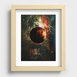 DUNE Planet Arrakis Poster Recessed Framed Print