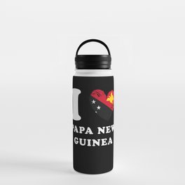 I Love Papa New Guinea Water Bottle