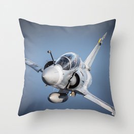 Hellenic Dassault Mirage 2000 Throw Pillow