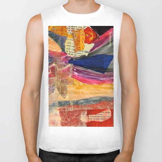 Collage Love - Asian Tie Biker Tank