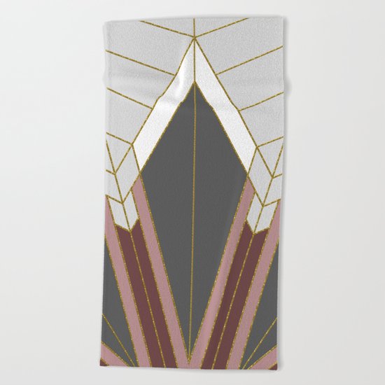 ART DECO G1 (abstract) Beach Towel
