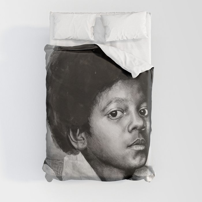 Young Michael Duvet Cover