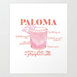 Paloma Art Print
