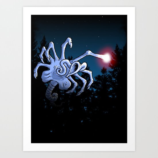 bring out the hurt light ... Art Print