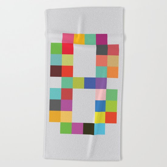 Eight Bit Beach Towel