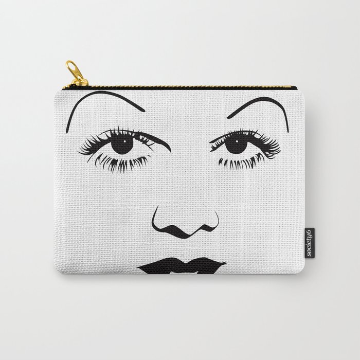 Old Hollywood - Jean Harlow Carry-All Pouch
