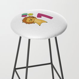 Lion First Birthday Balloons For Kids Bar Stool
