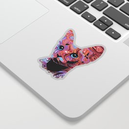 Pinky Sphynx Cat 683 Sticker