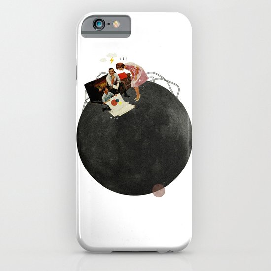 Life on Earth | Collage | White iPhone & iPod Case