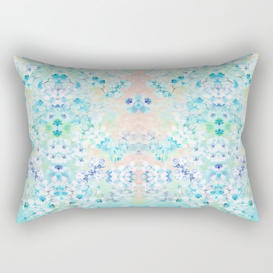 Pastel Flowers Rectangular Pillow