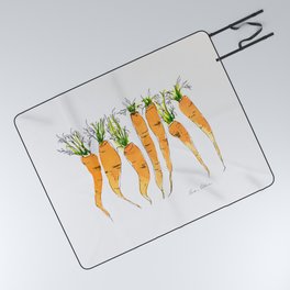 Carrots orange Picnic Blanket