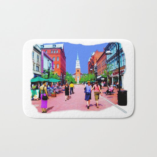 Vermont Street Painting Bath Mat