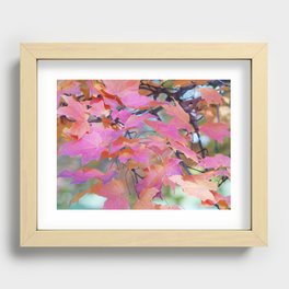 Autumn Rainbow Colors Recessed Framed Print