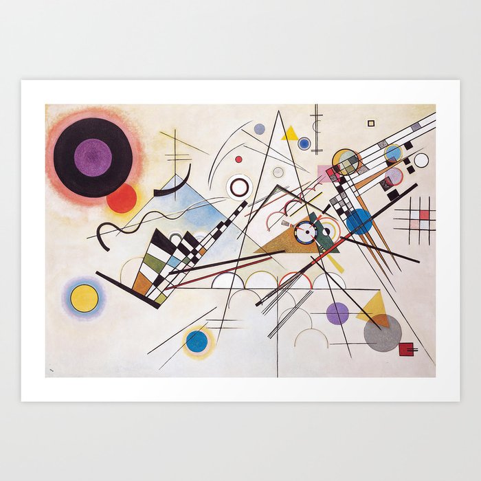 Original Composition VIII by Wassily Kandinsky Art Print