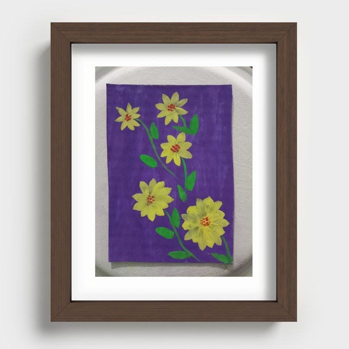 Pretty flower Recessed Framed Print