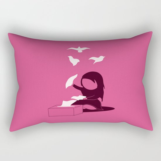 The freeing Rectangular Pillow