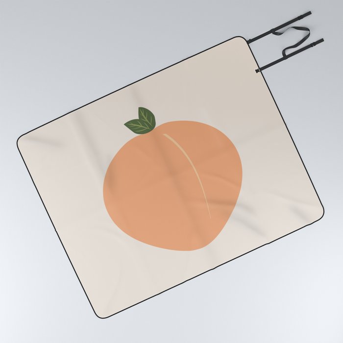 Minimal Peach Picnic Blanket