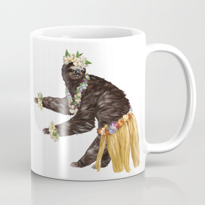 Sloth the Hawaiian Dancer Coffee Mug
