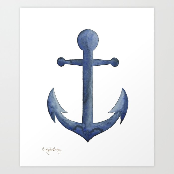 Anchor's Away Art Print