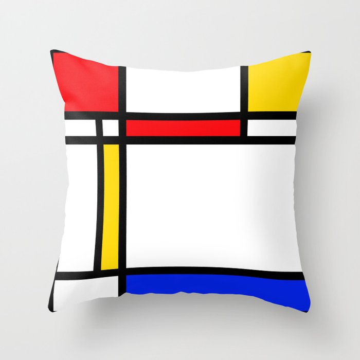 Mondrian Throw Pillow