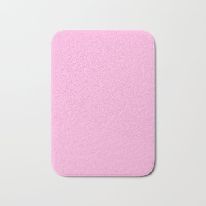 Light Hot Pink - solid color Bath Mat
