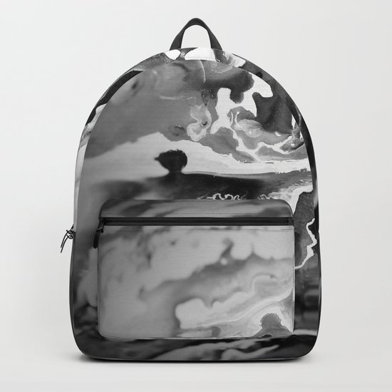 Deep Sea Black Focus Marble Backpack