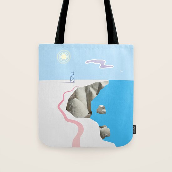 White Silence Tote Bag