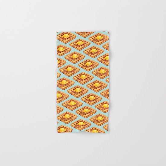 Waffle Pattern Hand & Bath Towel
