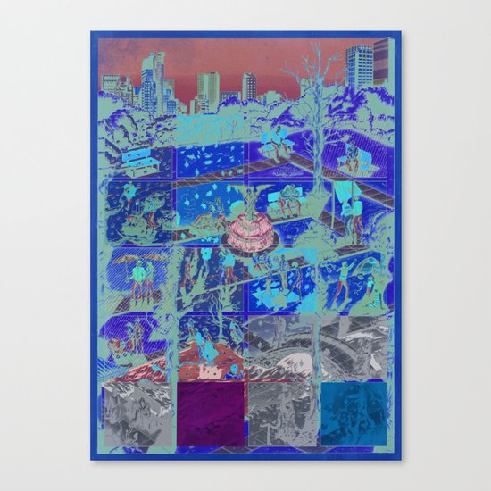 The Park Canvas Print