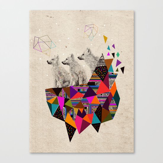 The Night Playground by Peter Striffolino and Kris Tate Canvas Print