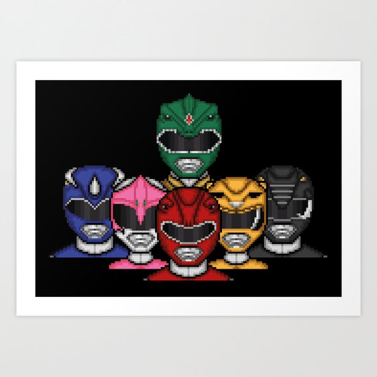 It's Morphin' Time! Art Print