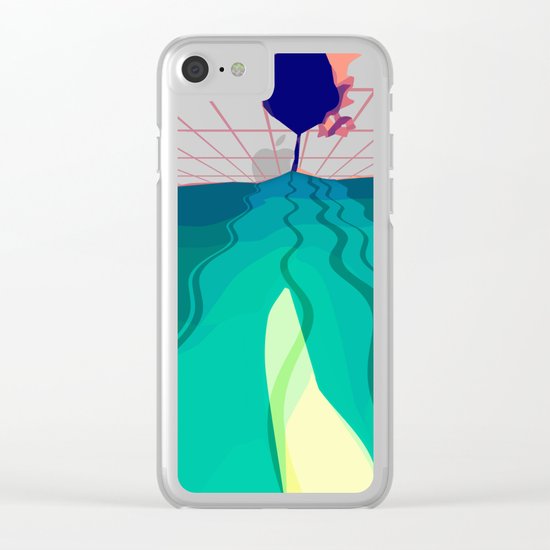 Over the Horizon Clear iPhone Case