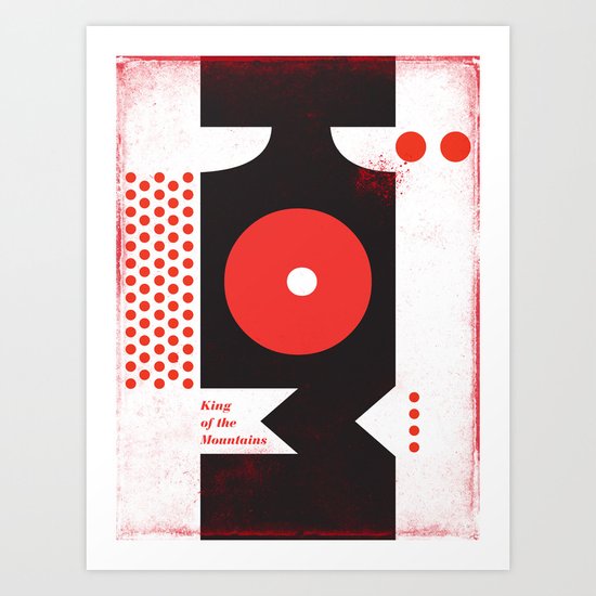 King of the Mountains, Abstract 1 Art Print