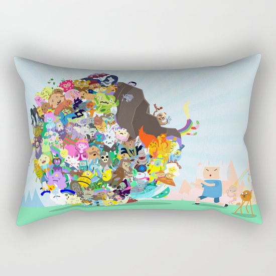 Adventure Time - Land of Ooo Katamari Rectangular Pillow