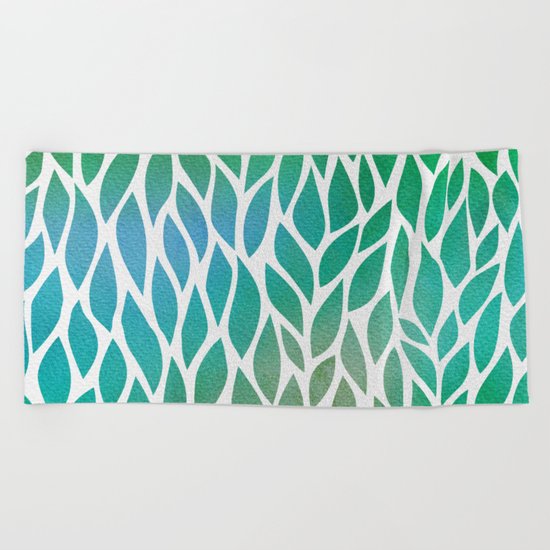 Petals Pattern #2 Beach Towel