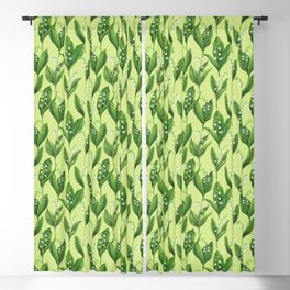 Lily of the valley Blackout Curtain