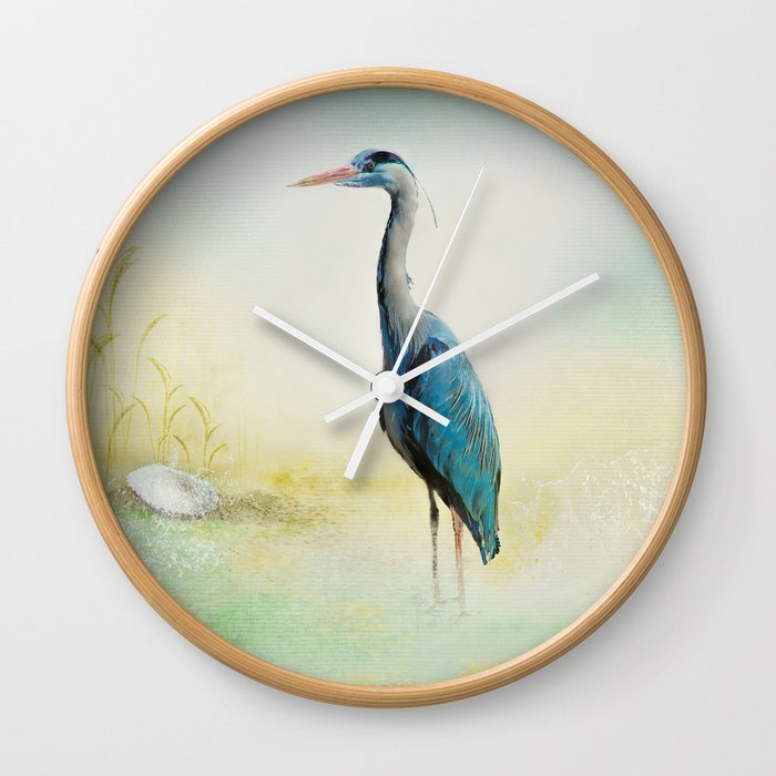 Heron Wall Clock