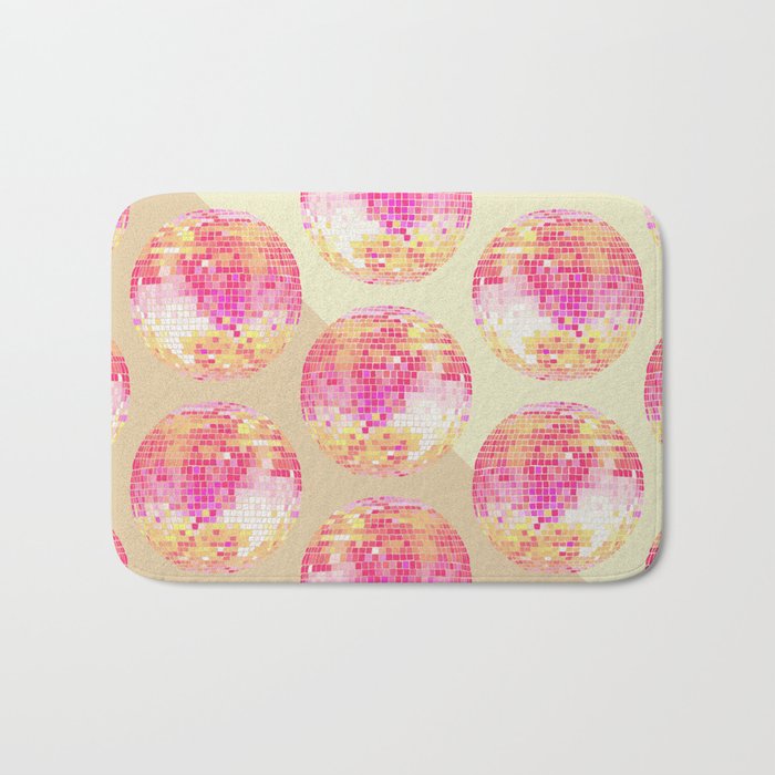 Disco Ball – Pink Ombré Bath Mat