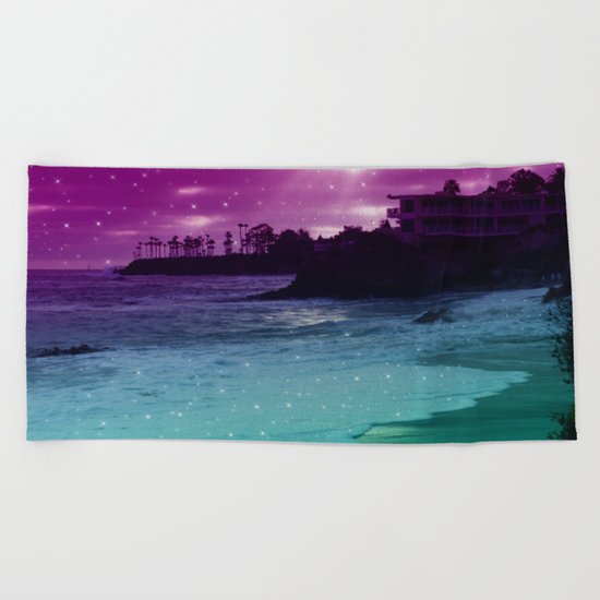 counting stars Beach Towel