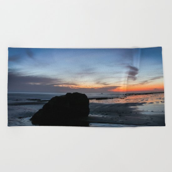 Sunset Handry's Beach Beach Towel