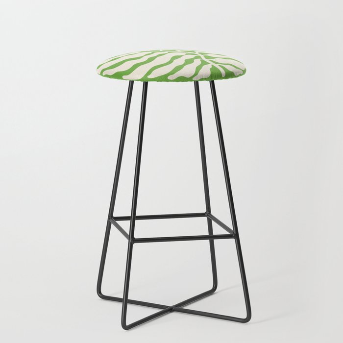 Wild Ferns: Forest Green Edition Bar Stool