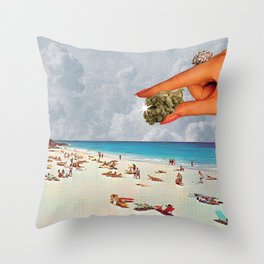 Life's a Beach Throw Pillow